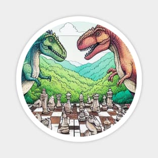 Dinosaur Chess Magnet